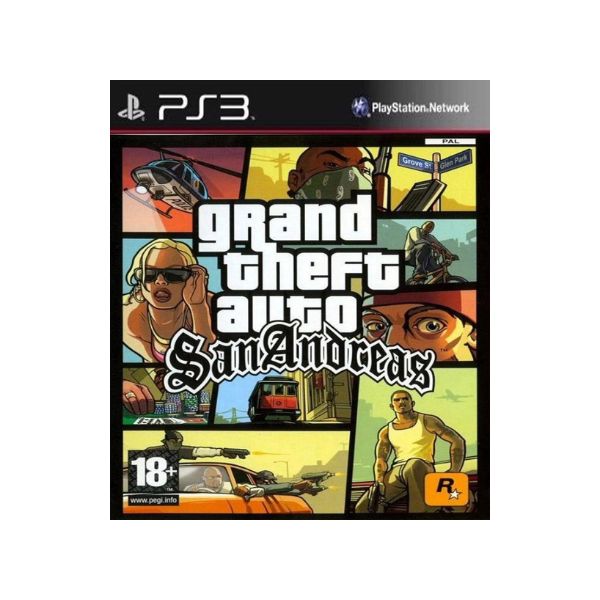 Grand Theft Auto San Andreas Gta Mídia Digital Ps3 Psn