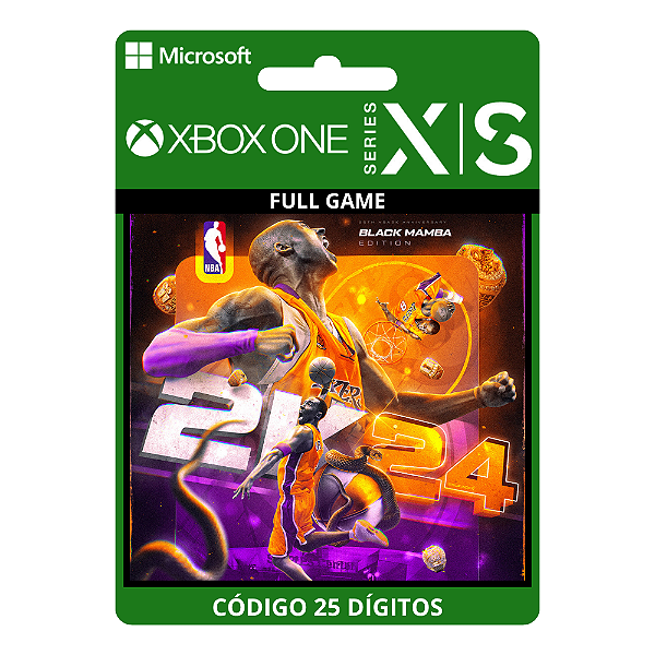 Nba 2K24 Edicão Black Mamba Xbox One/Series X|S 25 Dígitos