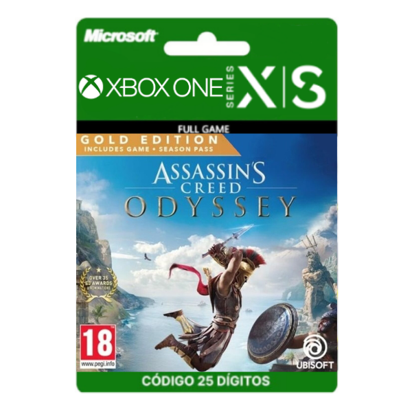 Assassins Creed Odyssey Gold Edition Xbox One/Series X|S 25 Dígitos