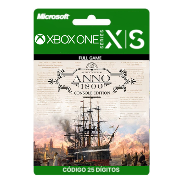 Anno 1800 Console Edition Xbox One/Series X|S 25 Dígitos