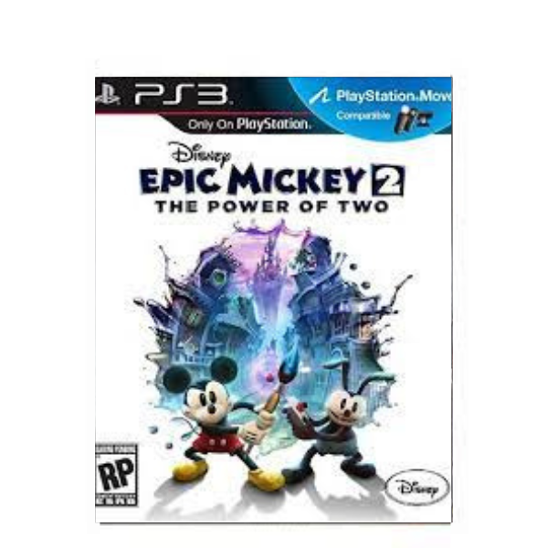 Epic Mickey The Power Of Two Mídia Digital Ps3 Psn