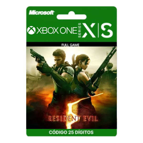 Resident Evil 5 Xbox One/Series X|S 25 Dígitos