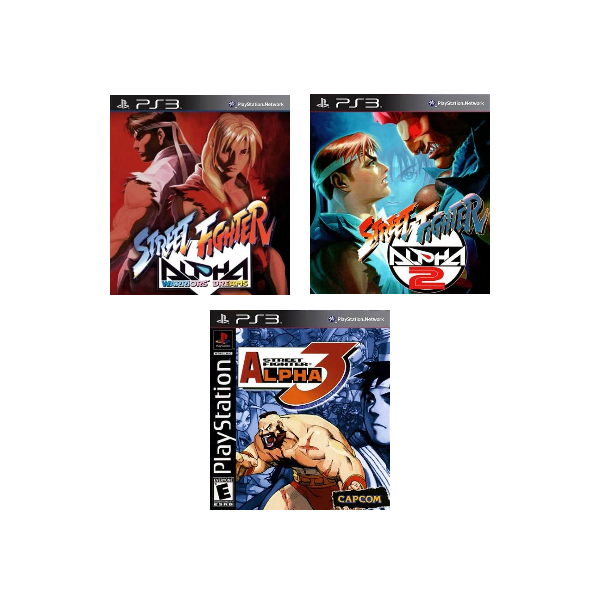 Street Fighter Alpha 1,2 e 3 Mídia Digital Ps3 Psn
