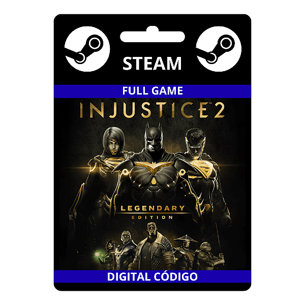 Injustice 2 Legendary Edition Steam Código De Resgate Digital