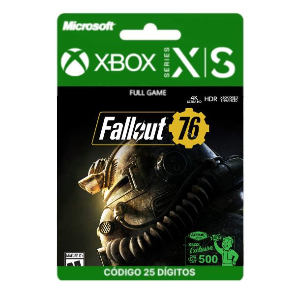 Fallout 76 Xbox One/Series X|S 25 Dígitos