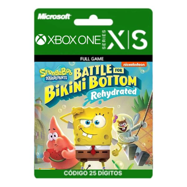 SpongeBob SquarePants Battle for Bikini Bottom - Rehydrated Xbox One/Series X|S 25 Dígitos