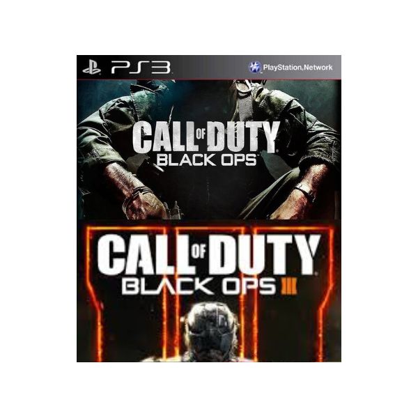 Call Of Duty Black Ops + Black Ops 3 Mídia Digital Ps3 Psn