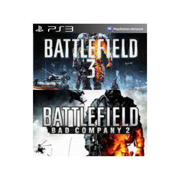 Battlefield 3 + Battle Field Bad Company Mídia Digital Ps3 Psn