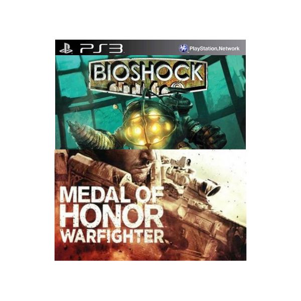Bioshock + Medal Of Honor Warfight Mídia Digital Ps3 Psn