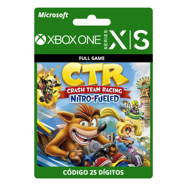 Crash Team Racing Nitro-Fueled Xbox One/Series X|S 25 Dígitos