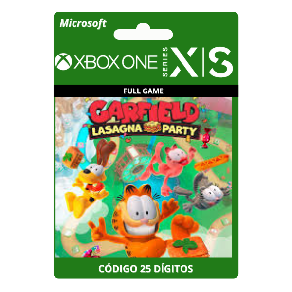 Garfield Lasagna Party Xbox Series X|S 25 Dígitos