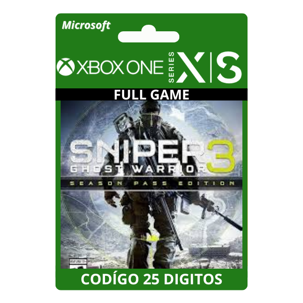 Sniper Ghost Warrior 3 Season Pass Edition Xbox One/Series X|S 25 Dígitos