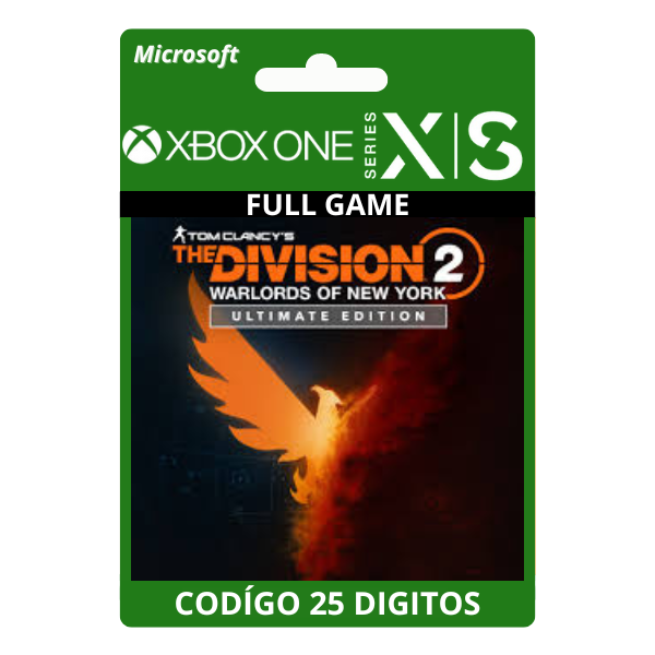 The Division 2 - Warlords of New York - Ultimate Edition Xbox One/Series X|S 25 Dígitos