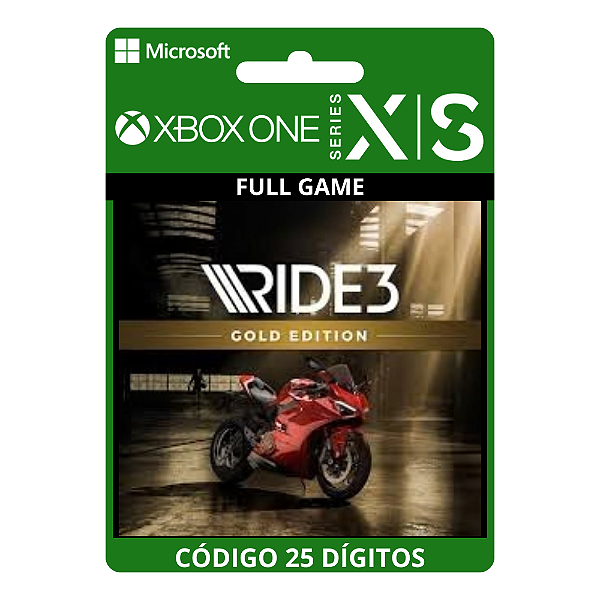 Ride 3 Gold Edition Xbox One/Series X|S 25 Dígitos