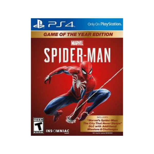Marvel Spider Man Game Of The Year Edition Ps4/Ps5 Mídia Digital - Homem Aranha