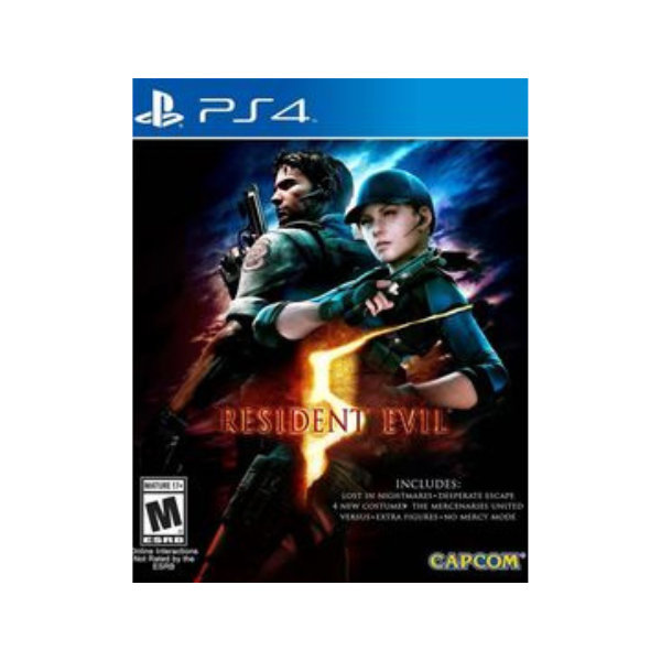 Resident Evil 5 Ps4/Ps5 Mídia Digital
