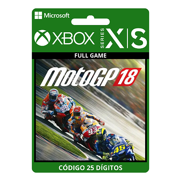 Moto Gp 18 Xbox One/Series X|S Código 25 Dígitos