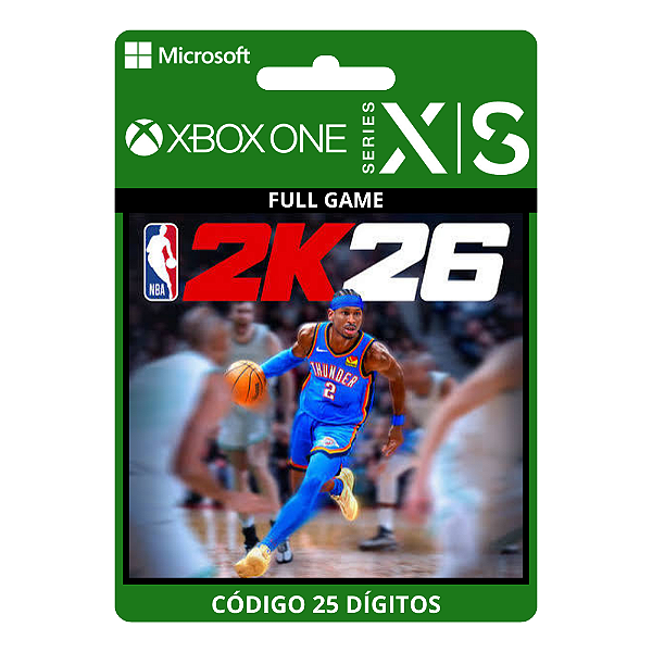 Nba 2k26 Xbox One/Series X|S Código 25 Dígitos