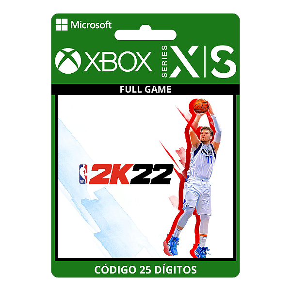 Nba 2k22 Xbox One/Series X|S Código 25 Dígitos