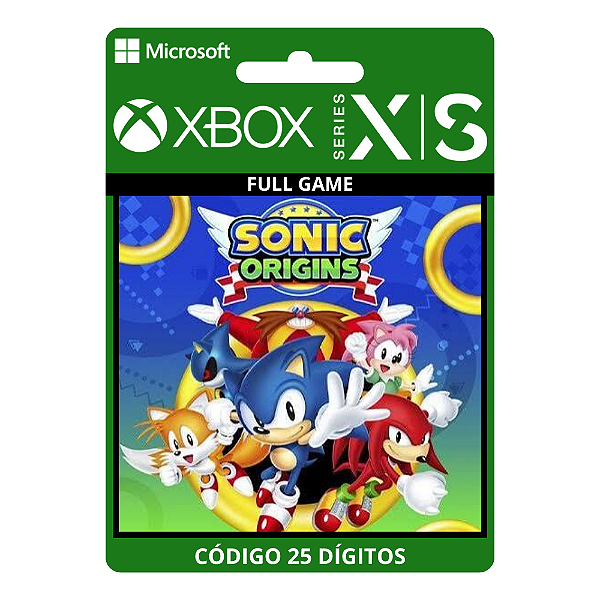 Sonic Origins Xbox One/Series X|S 25 Dígitos