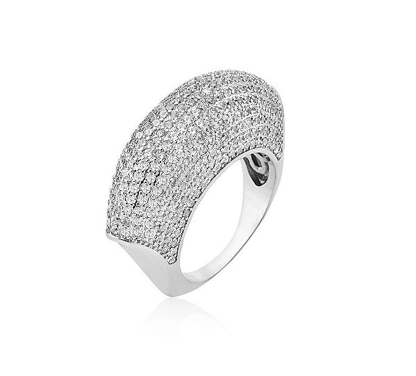 ANEL MAXI CRAVEJADO BANHADO A RÓDIO BRANCO