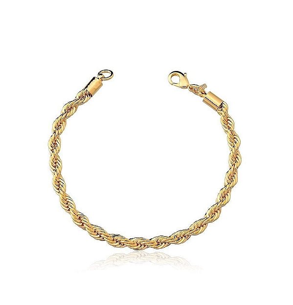 PULSEIRA CORDÃO BAIANO BANHADO A OURO
