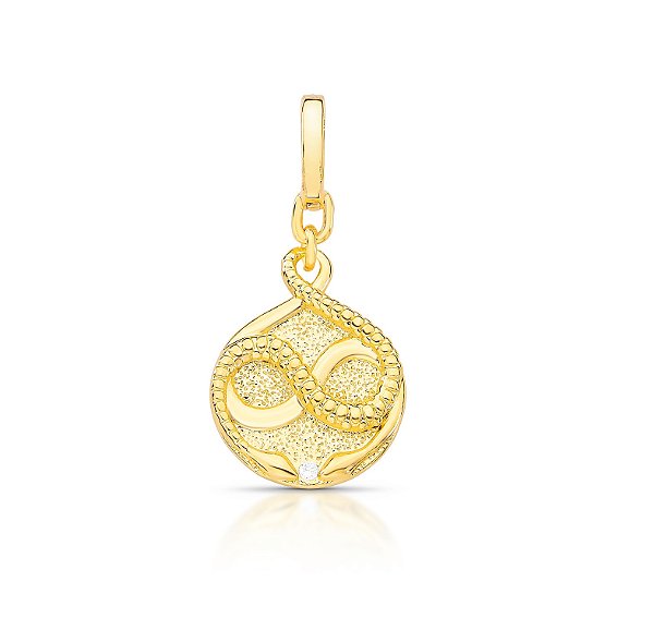 PINGENTE AVULSO SIGNO BANHADO A OURO
