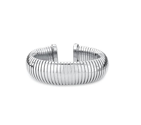 BRACELETE COM ABERTURA MALEÁVEL EM AÇO