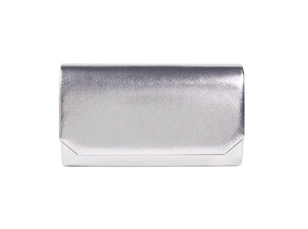 BOLSA RETANGULAR LISA PRATA