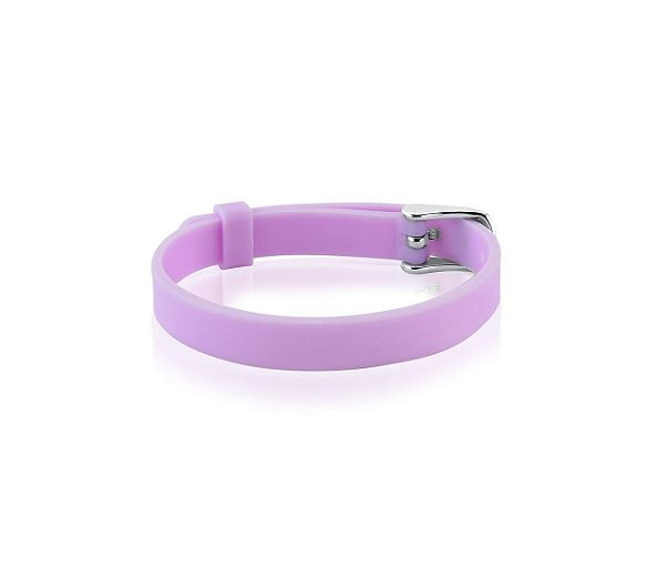 PULSEIRA INFANTIL EMBORRACHADA LILÁS