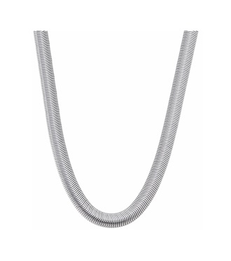 COLAR MALHA SNAKE 8 MM EM AÇO