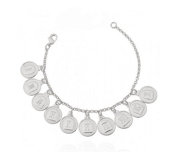 PULSEIRA MANDAMENTOS BANHADA A RÓDIO BRANCO