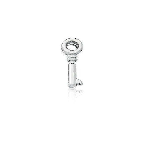 PINGENTE DE PULSEIRA ESTEIRA LISO CHAVE EM AÇO