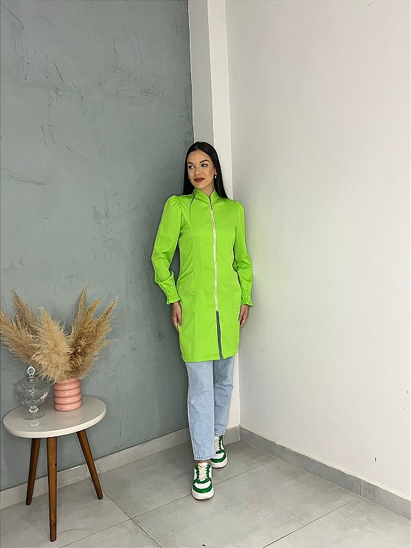 Jaleco Aurora Verde Limão