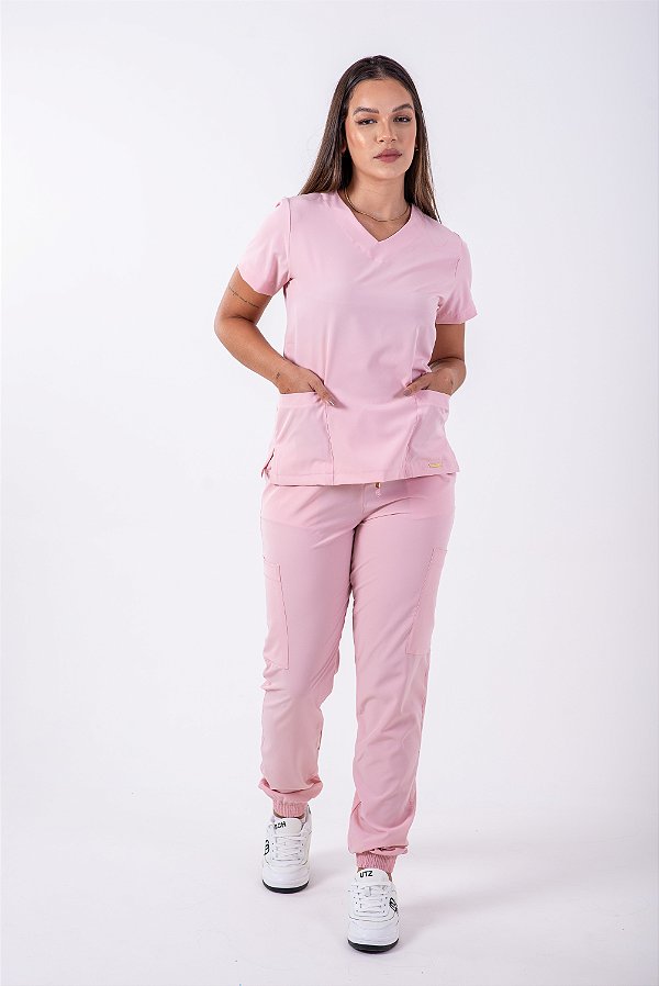 Scrub Carolina Rosa Bebê