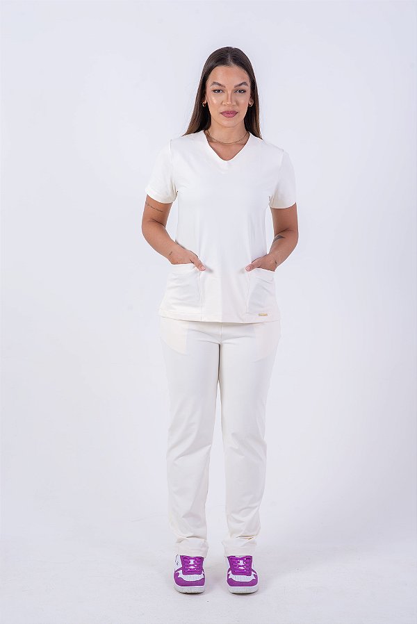Scrub Antônia Off White