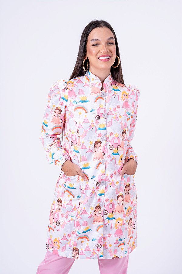 Jaleco Estampado Princesas