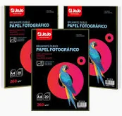 Papel Fotográfico A4 Jojo 260G Dupla Face - 20 Folhas