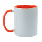 Caneca Fundo e Alça Cores - Laranja