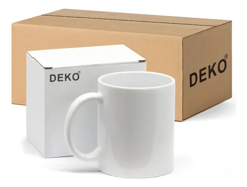 [CAIXA] Caneca Deko Branca C/Caixinha (36un)