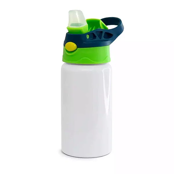 Squeeze Infantil Tampa Verde/Azul - 500ml