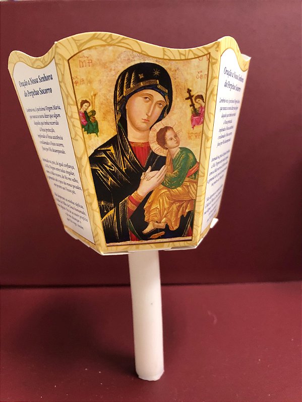 Protetor de Vela Nossa Senhora do Perpétuo Socorro