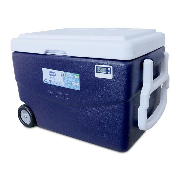 Caixa Térmica 70 Litros Termômetro Máx/Mín e Rodas - Mor