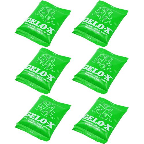 Kit Gelo Artificial Flexível Gelo-X Grande 350 ml 6 Unidades - Termogel