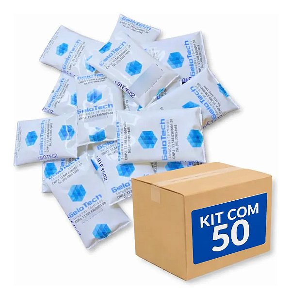 50 Gelo Gel Flexivel Reutilizavel Artificial 15g