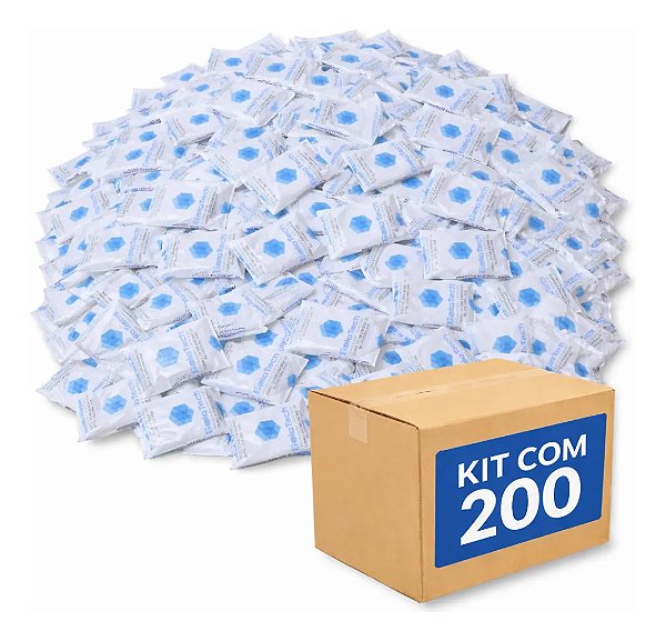 200 Gelo Gel Flexivel Reutilizavel Artificial 15g