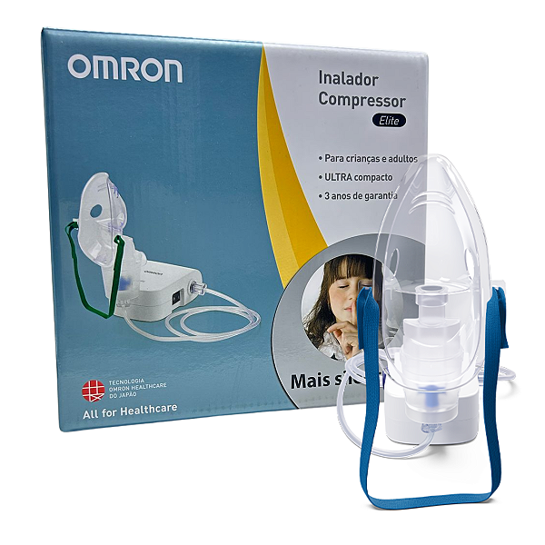 Inalador Compressor Compacto Elite NE-C803 - Omron