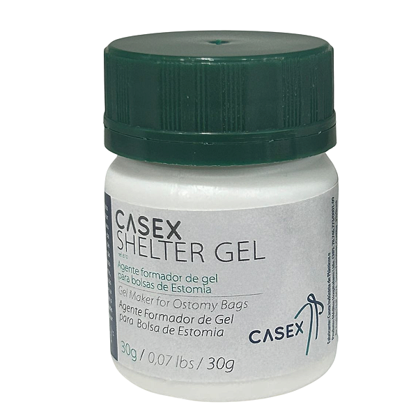 Shelter Gel Agente Formador de Gel para Bolsa de Estomia 30g - Casex