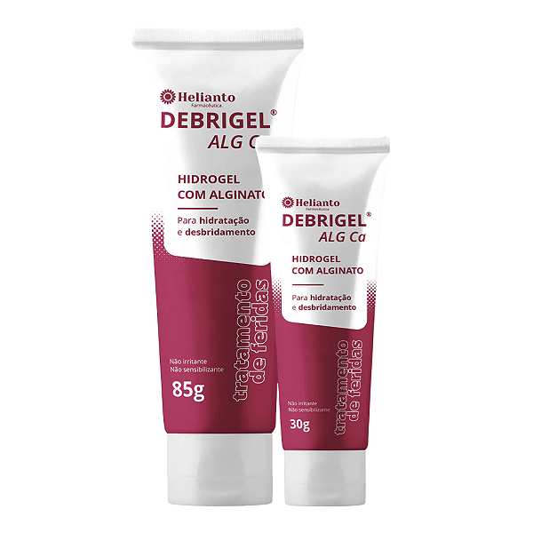 Curativo Gel Cicatrizante Com Alginato de Cálcio e Sódio Debrigel - Helianto