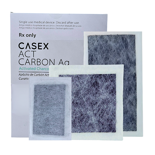 Act Carbon Ag Curativo de Carvão Ativado e Prata Casex - Unidade - Casex